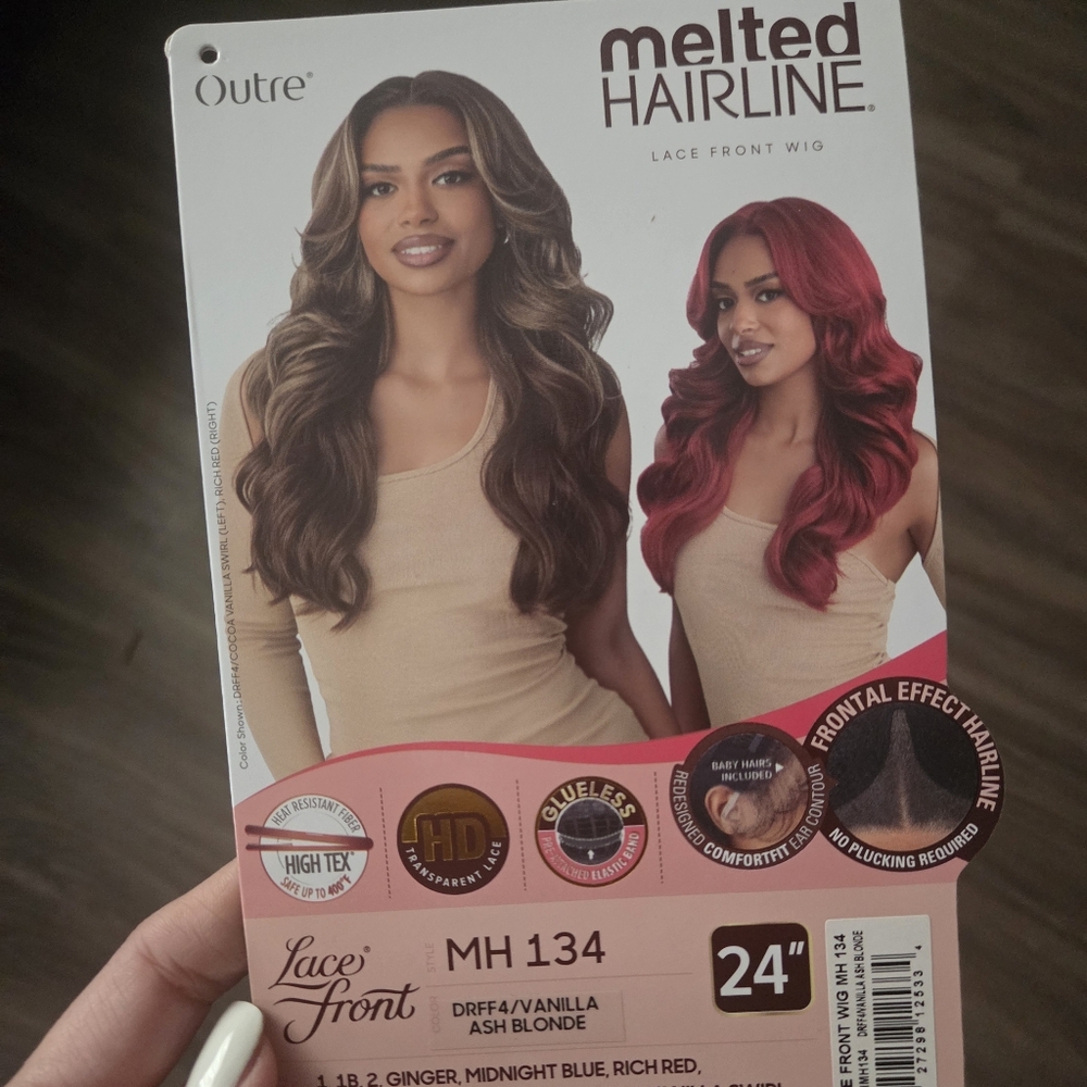Outre Melted Hairline "MH 134" DRFF4/VANILLA ASH BLONDE